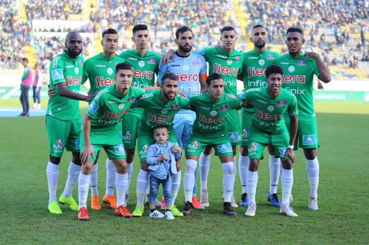 تشكيلة الرجاء الرياضي الأساسية لمواجهة مولودية الجزائر