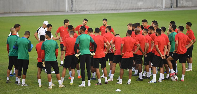 المنتخب المغربي المحلي يواصل استعداده لمباراة الحسم أمام أوغندا