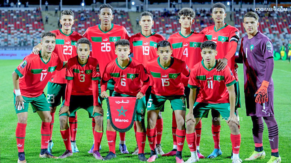 المنتخب المغربي لأقل من 17 سنة يحقق أول فوز له في "الكان" على حساب جنوب إفريقيا
