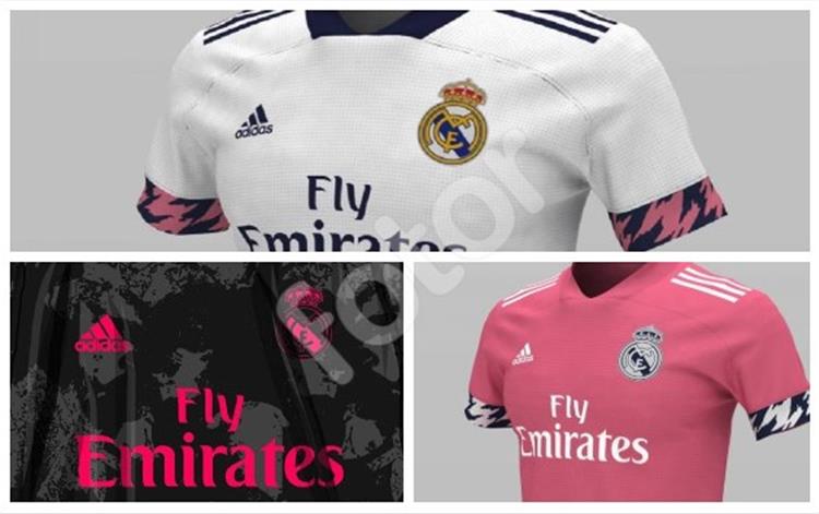 الكشف عن قمصان ريال مدريد الثلاثة للموسم الجديد