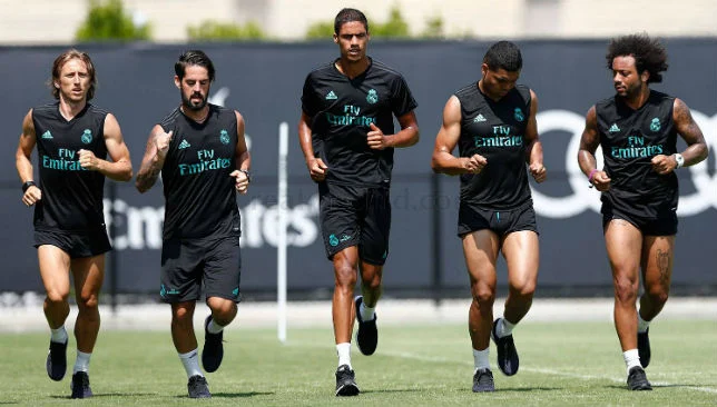 لاعبو ريال مدريد يعودون إلى التمارين وسط إجراءات صحية صارمة