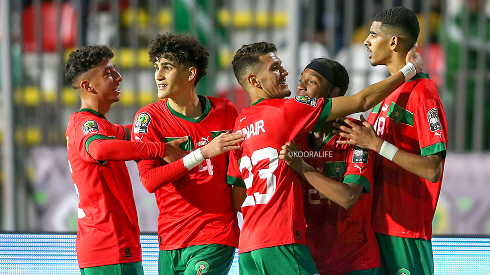 المغرب يتأهل للمربع الذهبي لكأس أمم إفريقيا للناشئين على حساب الجزائر