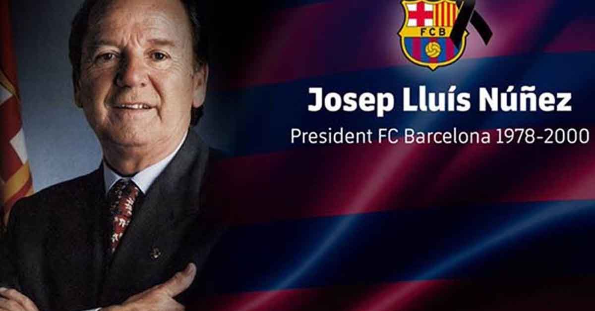 برشلونة يعلن وفاة رئيس النادي السابق جوسيب لويس