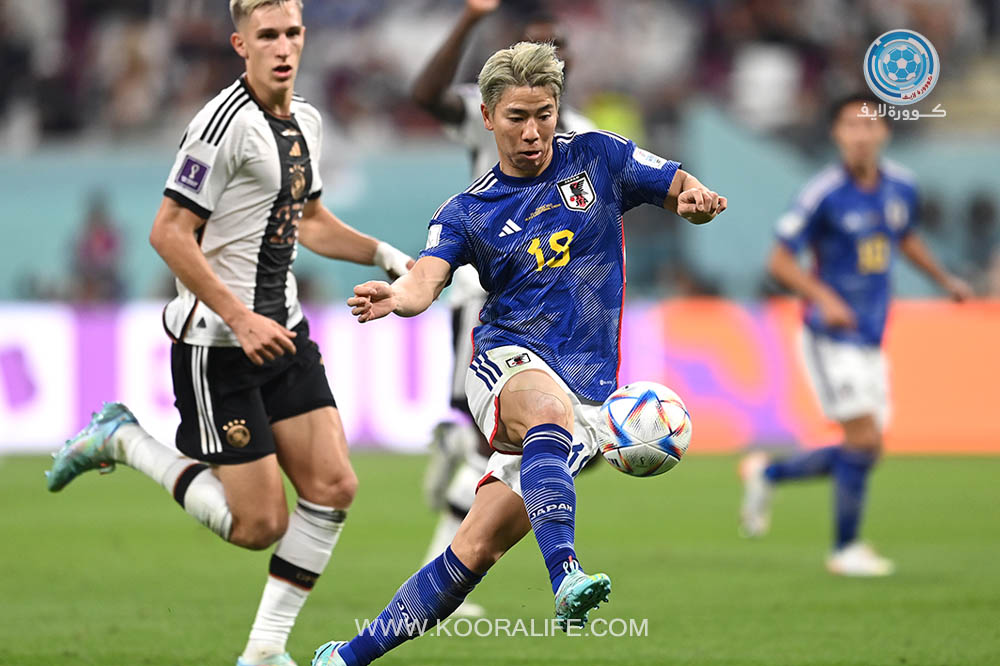 اليابان تفوز على ألمانيا في مباراتها الأولى بمونديال قطر 2022