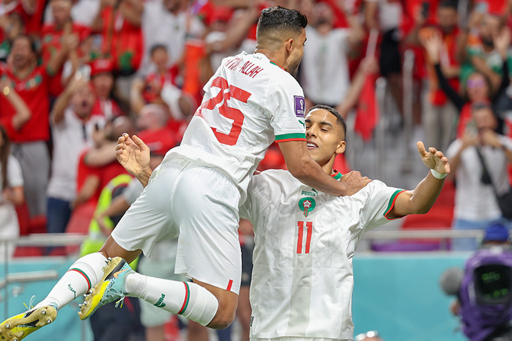 المنتخب المغربي يحقق فوزا تاريخيا على بلجيكا في ثاني مبارياته بكأس العالم