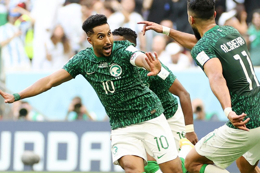السعودية تخلق الحدث وتحقق فوزا تاريخيا على الأرجنتين في مونديال 2022
